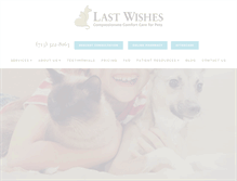 Tablet Screenshot of lastwishes.com